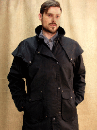 Black Iron Bark Drover Jacket