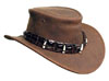 The Brown Dundee Croc Hat